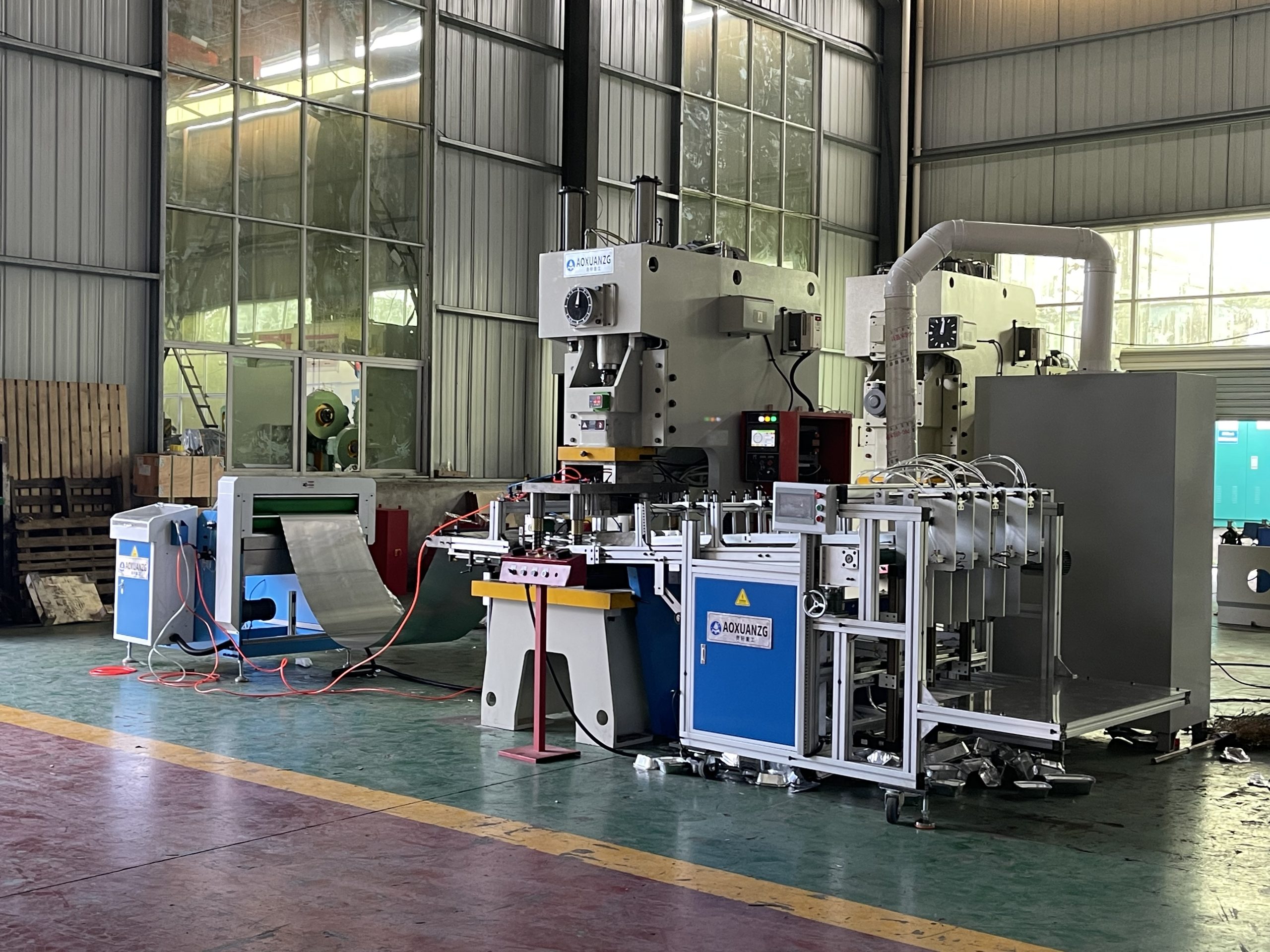 Aluminum Foil Container Plate Production Line Punching Mold Making Machine - Image 2