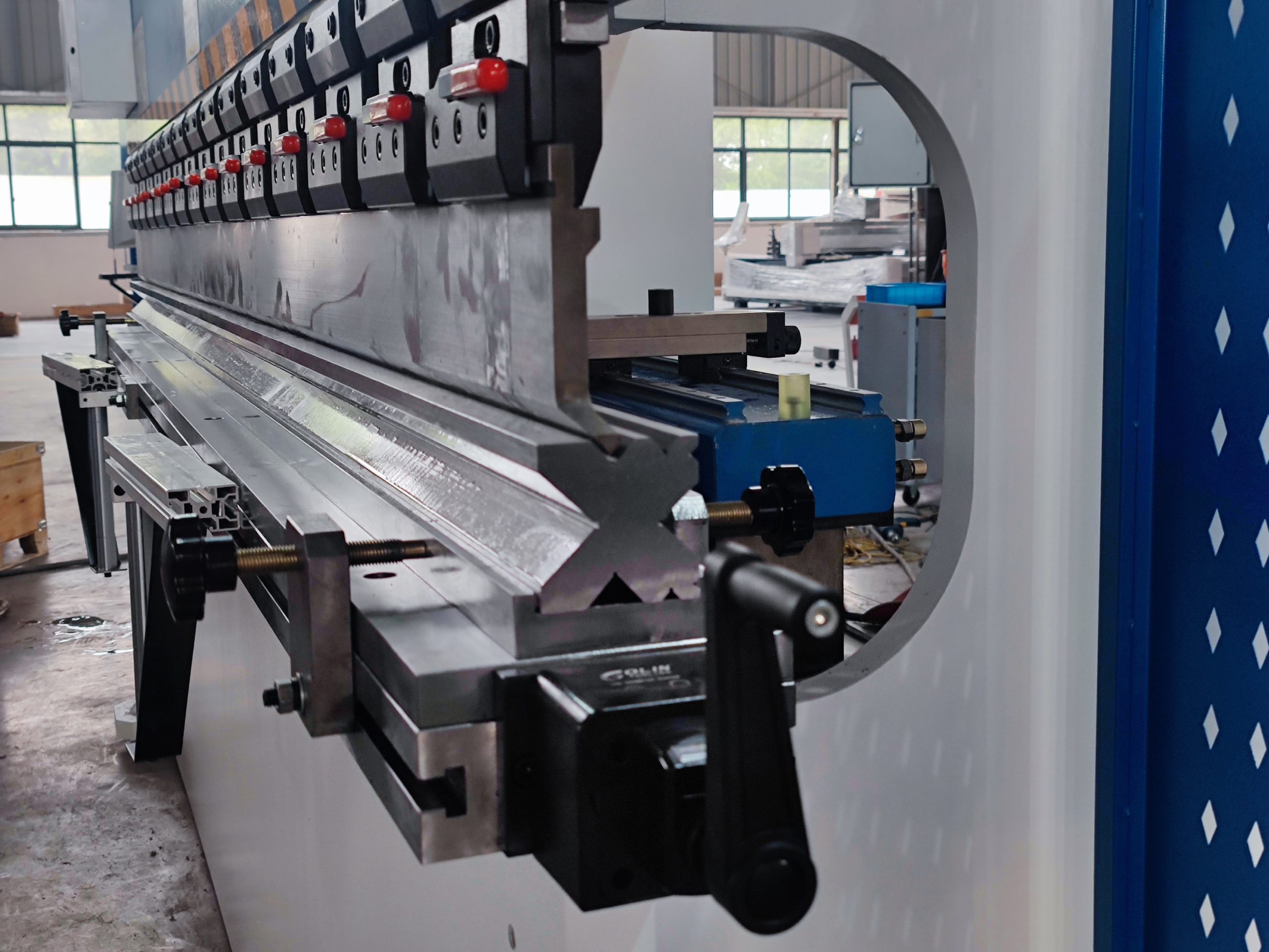 300T3200 Hydraulic Bending Folder Machine with E21 NC System for Metal Plate Folding - Imagem 7