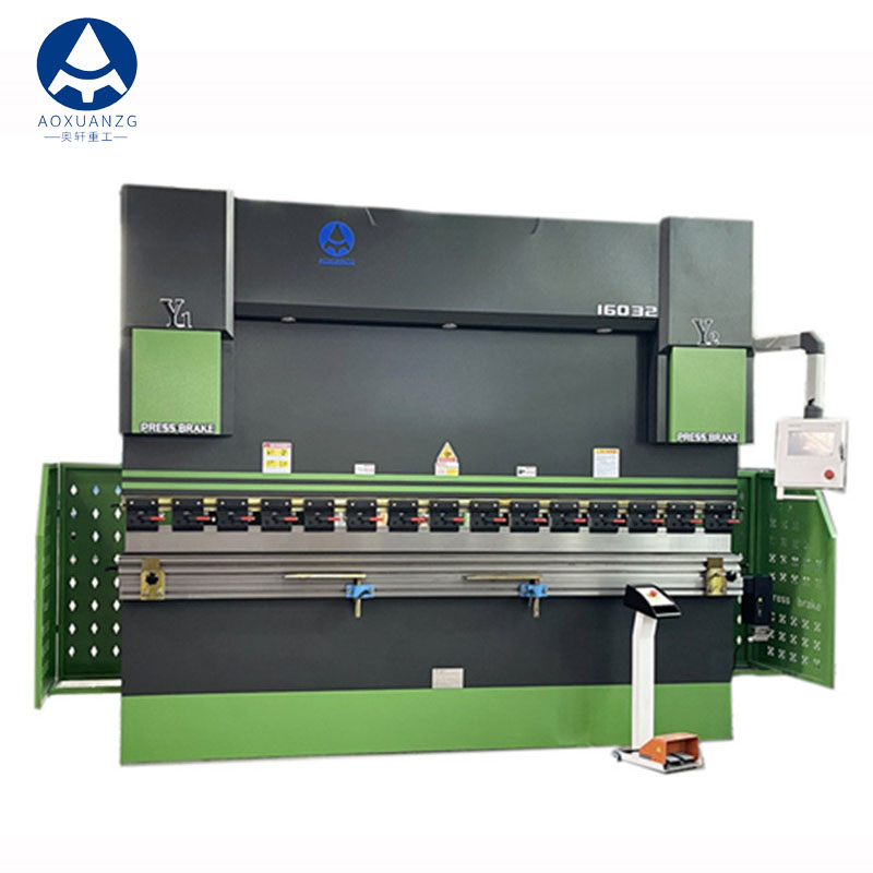 AOXUANZG 160T3200MM Hydraulic Bending Folder Machine with TP10s NC System for Metal Plate Folding