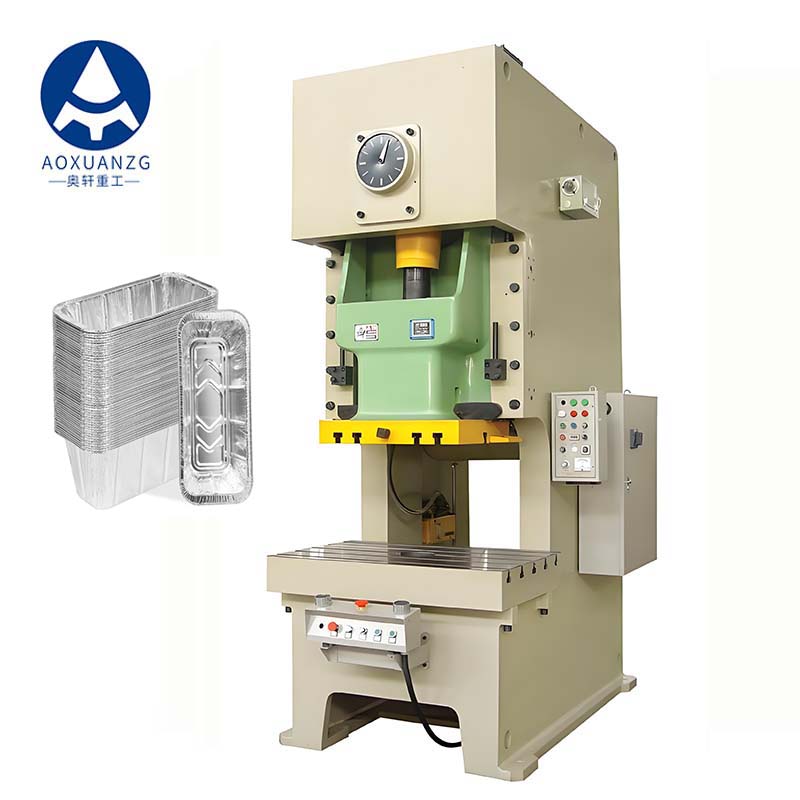Punch press aluminum foil food container production line tray box maker