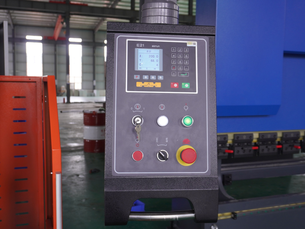 AOXUANZG 100T3200MM Hydraulic Bending Folder Machine with E21 NC System for Metal Plate Folding - 图片 4