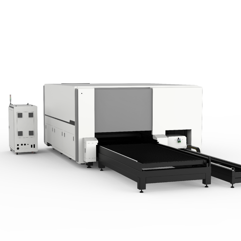 Large Enclosure Dual-Table Laser Cutting Machine – High Efficiency with Continuous Processing Capability